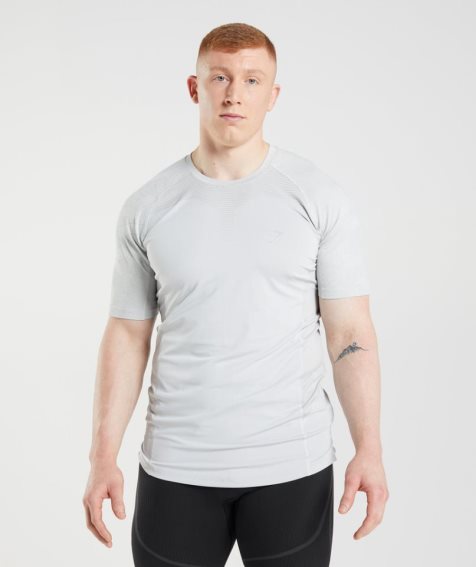 Men's Gymshark 315 T-Shirts Light Grey | CA DA03N7